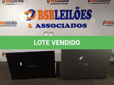 LOTE 020 - 02 NOTEBOOKS, SENDO 01 ASUS E 01 HP SEM FONTE PARA RETIRADA DE PEÇAS. (NO ESTADO) ATENÇÃO! FAZER A VISITAÇÃO ANTES DE ARREMATAR, NÃO SABEMOS SE FUNCIONA. LEILÃO NÃO TEM GARANTIA E NEM DEVOLUÇÃO, SUJEITO A POSSÍVEIS AVARIAS VISÍVEIS/OCULTAS E/OU AUSÊNCIA DE COMPONENTES.