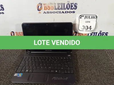LOTE 004 - 01 NETBOK POSITIVO MOBO SEM FONTE. (LIGANDO) (NO ESTADO) ATENÇÃO! FAZER A VISITAÇÃO ANTES DE ARREMATAR, NÃO SABEMOS SE FUNCIONA. LEILÃO NÃO TEM GARANTIA E NEM DEVOLUÇÃO, SUJEITO A POSSÍVEIS AVARIAS VISÍVEIS/OCULTAS E/OU AUSÊNCIA DE COMPONENTES. 