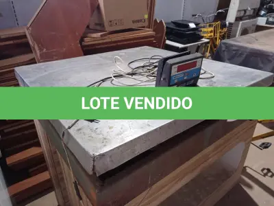 LOTE 291 - 01 BALANÇA ELETRÔNICA COM CAPACIDADE MÁXIMA DE 300KG. (NO ESTADO) ATENÇÃO! FAZER A VISITAÇÃO ANTES DE ARREMATAR, NÃO SABEMOS SE FUNCIONA. LEILÃO NÃO TEM GARANTIA E NEM DEVOLUÇÃO, SUJEITO A POSSÍVEIS AVARIAS VISÍVEIS/OCULTAS E/OU AUSÊNCIA DE COMPONENTES.