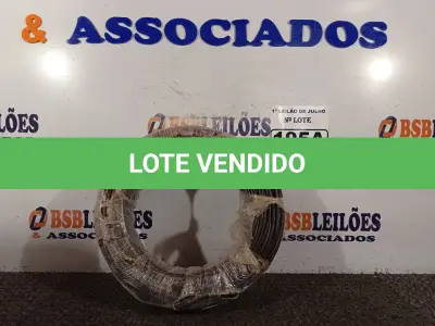 LOTE 195 - 01 ROLO DE CABO FLEXÍVEL 1×4,00MM NA COR PRETA. (NO ESTADO) ATENÇÃO! FAZER A VISITAÇÃO ANTES DE ARREMATAR, NÃO SABEMOS SE FUNCIONA. LEILÃO NÃO TEM GARANTIA E NEM DEVOLUÇÃO, SUJEITO A POSSÍVEIS AVARIAS VISÍVEIS/OCULTAS E/OU AUSÊNCIA DE COMPONENTES.