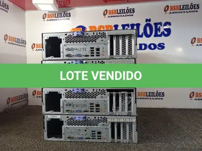 LOTE 098 - 04 CPUS MARCA LENOVO PARA RETIRADA DE PEÇAS. (NO ESTADO) ATENÇÃO! FAZER A VISITAÇÃO ANTES DE ARREMATAR, NÃO SABEMOS SE FUNCIONA. LEILÃO NÃO TEM GARANTIA E NEM DEVOLUÇÃO, SUJEITO A POSSÍVEIS AVARIAS VISÍVEIS/OCULTAS E/OU AUSÊNCIA DE COMPONENTES.