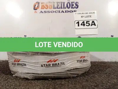 LOTE 145 - 01 ROLO DE CABO FLEXÍVEL 1×2,5MM NA COR CINZA. (NO ESTADO) ATENÇÃO! FAZER A VISITAÇÃO ANTES DE ARREMATAR, NÃO SABEMOS SE FUNCIONA. LEILÃO NÃO TEM GARANTIA E NEM DEVOLUÇÃO, SUJEITO A POSSÍVEIS AVARIAS VISÍVEIS/OCULTAS E/OU AUSÊNCIA DE COMPONENTES.