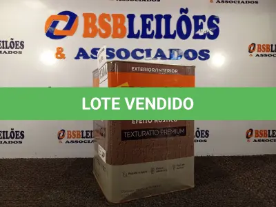 LOTE 130 - 01 LATA DE TINTA TEXTURATTO PREMIUM EFEITO RÚSTICO EXTERIOR/INTERIOR SUVINIL 25KG. (NO ESTADO) ATENÇÃO! FAZER A VISITAÇÃO ANTES DE ARREMATAR, NÃO SABEMOS SE FUNCIONA. LEILÃO NÃO TEM GARANTIA E NEM DEVOLUÇÃO, SUJEITO A POSSÍVEIS AVARIAS VISÍVEIS/OCULTAS E/OU AUSÊNCIA DE COMPONENTES.