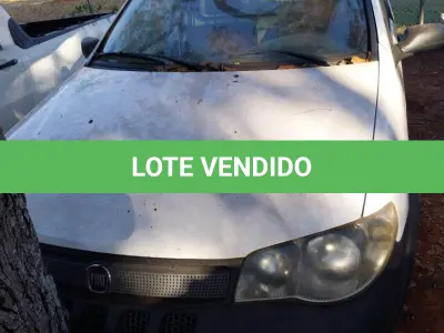 LOTE 022 - 01 FIAT STRADA PICK UP FIRE FLEX; PLACA: JIA-7697; ANO: 2009.  CHASSI: 9BD27803MA7180172, RENAVAM: 00158688236; (VEÍCULO VAZANDO LÍQUIDO DO SISTEMA DE ARREFECIMENTO). (NO ESTADO)