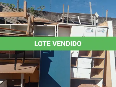 LOTE 312 - 03 MESAS DIVERSAS, 04 ARMÁRIOS, 01 BANCO E 01 CAMA. (NO ESTADO) ATENÇÃO! FAZER A VISITAÇÃO ANTES DE ARREMATAR, NÃO SABEMOS SE FUNCIONA. LEILÃO NÃO TEM GARANTIA E NEM DEVOLUÇÃO, SUJEITO A POSSÍVEIS AVARIAS VISÍVEIS/OCULTAS E/OU AUSÊNCIA DE COMPONENTES.