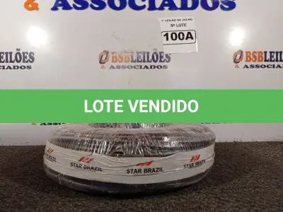 LOTE 100 - 01 ROLO DE CABO FLEXÍVEL 1×10,00MM NA COR PRETA. (NO ESTADO) ATENÇÃO! FAZER A VISITAÇÃO ANTES DE ARREMATAR, NÃO SABEMOS SE FUNCIONA. LEILÃO NÃO TEM GARANTIA E NEM DEVOLUÇÃO, SUJEITO A POSSÍVEIS AVARIAS VISÍVEIS/OCULTAS E/OU AUSÊNCIA DE COMPONENTES.