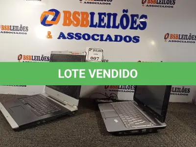 LOTE 007 - 02 NOTEBOOKS, SENDO 01 STI PARA RETIRADA DE PEÇAS E 01 HP COM FONTE SEM O CABO. (NO ESTADO) ATENÇÃO! FAZER A VISITAÇÃO ANTES DE ARREMATAR, NÃO SABEMOS SE FUNCIONA. LEILÃO NÃO TEM GARANTIA E NEM DEVOLUÇÃO, SUJEITO A POSSÍVEIS AVARIAS VISÍVEIS/OCULTAS E/OU AUSÊNCIA DE COMPONENTES.