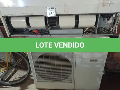 LOTE 276 - 01 SUCATA DE AR-CONDICIONADO. (NO ESTADO) ATENÇÃO! FAZER A VISITAÇÃO ANTES DE ARREMATAR, NÃO SABEMOS SE FUNCIONA. LEILÃO NÃO TEM GARANTIA E NEM DEVOLUÇÃO, SUJEITO A POSSÍVEIS AVARIAS VISÍVEIS/OCULTAS E/OU AUSÊNCIA DE COMPONENTES.
