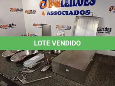 LOTE 032 - 01 LOTE COM MATERIAIS ODONTOLÓGICOS DIVERSOS . (NO ESTADO) ATENÇÃO! FAZER A VISITAÇÃO ANTES DE ARREMATAR, NÃO SABEMOS SE FUNCIONA. LEILÃO NÃO TEM GARANTIA E NEM DEVOLUÇÃO, SUJEITO A POSSÍVEIS AVARIAS VISÍVEIS/OCULTAS E/OU AUSÊNCIA DE COMPONENTES.
