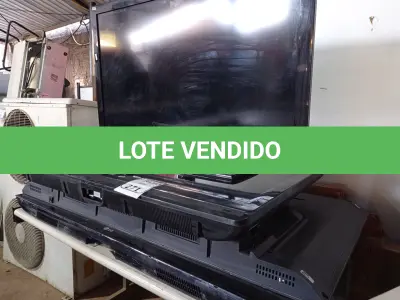 LOTE 271 - 04 TV'S PARA RETIRADA DE PEÇAS. (NO ESTADO) ATENÇÃO! FAZER A VISITAÇÃO ANTES DE ARREMATAR, NÃO SABEMOS SE FUNCIONA. LEILÃO NÃO TEM GARANTIA E NEM DEVOLUÇÃO, SUJEITO A POSSÍVEIS AVARIAS VISÍVEIS/OCULTAS E/OU AUSÊNCIA DE COMPONENTES.