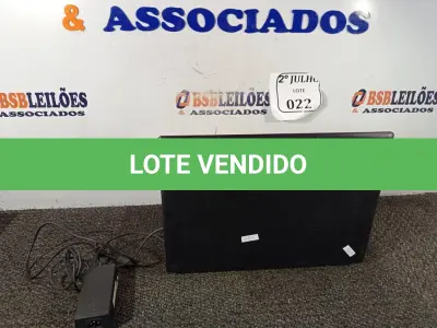 LOTE 022 - 01 NOTEBOOK COM FONTE SEM CABO DE FORÇA MARCA SIM. (NO ESTADO) ATENÇÃO! FAZER A VISITAÇÃO ANTES DE ARREMATAR, NÃO SABEMOS SE FUNCIONA. LEILÃO NÃO TEM GARANTIA E NEM DEVOLUÇÃO, SUJEITO A POSSÍVEIS AVARIAS VISÍVEIS/OCULTAS E/OU AUSÊNCIA DE COMPONENTES.