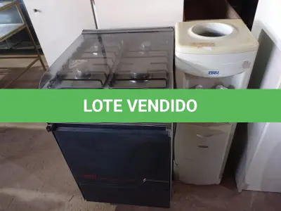 LOTE 266 - 01 FOGÃO 04 BOCAS BRASTEMP E 01 BEBEDOURO PARA GARRAFÃO 220V MARCA IBBL. (NO ESTADO) ATENÇÃO! FAZER A VISITAÇÃO ANTES DE ARREMATAR, NÃO SABEMOS SE FUNCIONA. LEILÃO NÃO TEM GARANTIA E NEM DEVOLUÇÃO, SUJEITO A POSSÍVEIS AVARIAS VISÍVEIS/OCULTAS E/OU AUSÊNCIA DE COMPONENTES.