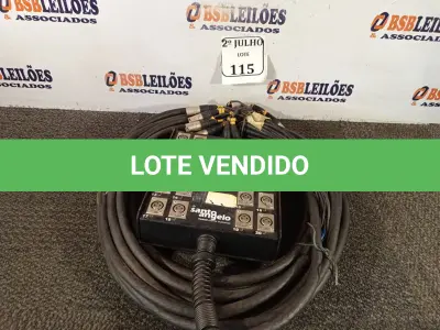LOTE 115 - 01 MEDUSA 20 CANAIS -30M. (NO ESTADO) ATENÇÃO! FAZER A VISITAÇÃO ANTES DE ARREMATAR, NÃO SABEMOS SE FUNCIONA. LEILÃO NÃO TEM GARANTIA E NEM DEVOLUÇÃO, SUJEITO A POSSÍVEIS AVARIAS VISÍVEIS/OCULTAS E/OU AUSÊNCIA DE COMPONENTES.