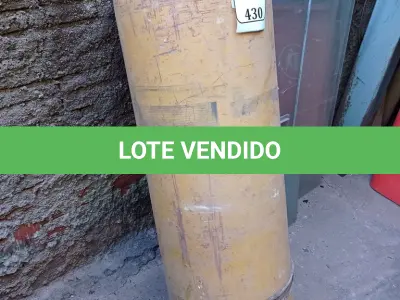 LOTE 430 - 01CILINDRO DE GNV VEICULAR (NO ESTADO) ATENÇÃO! FAZER A VISITAÇÃO ANTES DE ARREMATAR, NÃO SABEMOS SE FUNCIONA. LEILÃO NÃO TEM GARANTIA E NEM DEVOLUÇÃO, SUJEITO A POSSÍVEIS AVARIAS VISÍVEIS/OCULTAS E/OU AUSÊNCIA DE COMPONENTES.