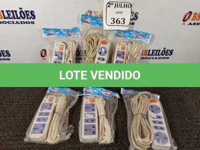LOTE 363 - 06 EXTENSÕES HUAISHENG. (NO ESTADO) ATENÇÃO! FAZER A VISITAÇÃO ANTES DE ARREMATAR, NÃO SABEMOS SE FUNCIONA. LEILÃO NÃO TEM GARANTIA E NEM DEVOLUÇÃO, SUJEITO A POSSÍVEIS AVARIAS VISÍVEIS/OCULTAS E/OU AUSÊNCIA DE COMPONENTES.
