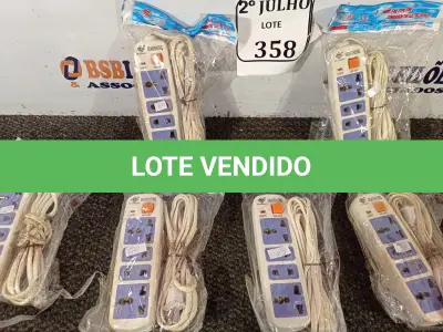 LOTE 358 - 06 EXTENSÕES HUAISHENG. (NO ESTADO) ATENÇÃO! FAZER A VISITAÇÃO ANTES DE ARREMATAR, NÃO SABEMOS SE FUNCIONA. LEILÃO NÃO TEM GARANTIA E NEM DEVOLUÇÃO, SUJEITO A POSSÍVEIS AVARIAS VISÍVEIS/OCULTAS E/OU AUSÊNCIA DE COMPONENTES.