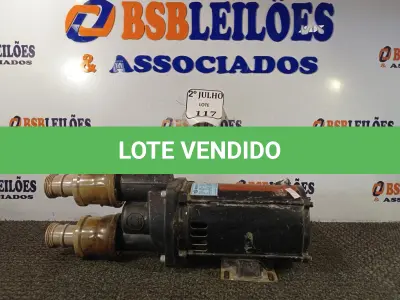 LOTE 117 - 01 MOTOR DE INDUÇÃO MONOFÁSICO DE GAIOLA. (NO ESTADO) ATENÇÃO! FAZER A VISITAÇÃO ANTES DE ARREMATAR, NÃO SABEMOS SE FUNCIONA. LEILÃO NÃO TEM GARANTIA E NEM DEVOLUÇÃO, SUJEITO A POSSÍVEIS AVARIAS VISÍVEIS/OCULTAS E/OU AUSÊNCIA DE COMPONENTES.