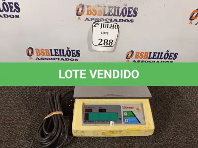 LOTE 288 - 01 BALANÇA URANO 6000 GRAMAS (NO ESTADO) ATENÇÃO! FAZER A VISITAÇÃO ANTES DE ARREMATAR, NÃO SABEMOS SE FUNCIONA. LEILÃO NÃO TEM GARANTIA E NEM DEVOLUÇÃO, SUJEITO A POSSÍVEIS AVARIAS VISÍVEIS/OCULTAS E/OU AUSÊNCIA DE COMPONENTES.