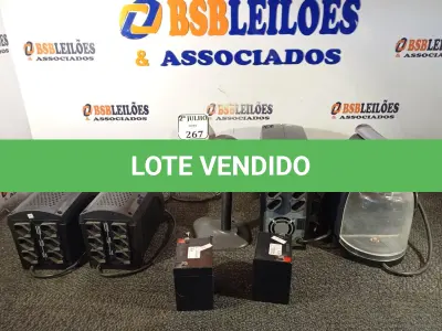 LOTE 267 - 03 NOBREAK ,01 CAFETEIRA 110V NESPRESS E 02 BATERIAS (NO ESTADO) ATENÇÃO! FAZER A VISITAÇÃO ANTES DE ARREMATAR, NÃO SABEMOS SE FUNCIONA. LEILÃO NÃO TEM GARANTIA E NEM DEVOLUÇÃO, SUJEITO A POSSÍVEIS AVARIAS VISÍVEIS/OCULTAS E/OU AUSÊNCIA DE COMPONENTES.