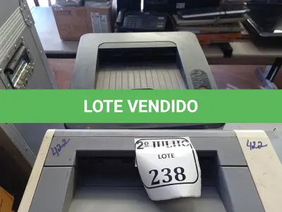 LOTE 238 -  04 IMPRESSORAS OKI SENDO 01 IMPRESSORA SANSUNG (NO ESTADO) ATENÇÃO! FAZER A VISITAÇÃO ANTES DE ARREMATAR, NÃO SABEMOS SE FUNCIONA. LEILÃO NÃO TEM GARANTIA E NEM DEVOLUÇÃO, SUJEITO A POSSÍVEIS AVARIAS VISÍVEIS/OCULTAS E/OU AUSÊNCIA DE COMPONENTES.