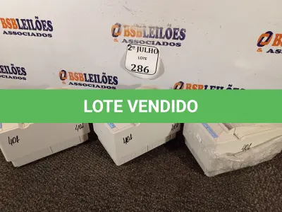 LOTE 286 - 03 IMPRESSORAS NÃO FISCAIS (NO ESTADO) ATENÇÃO! FAZER A VISITAÇÃO ANTES DE ARREMATAR, NÃO SABEMOS SE FUNCIONA. LEILÃO NÃO TEM GARANTIA E NEM DEVOLUÇÃO, SUJEITO A POSSÍVEIS AVARIAS VISÍVEIS/OCULTAS E/OU AUSÊNCIA DE COMPONENTES.