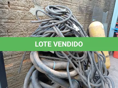 LOTE 429 -  ROLOS DE MANGUEIRA CONDUITE (NO ESTADO) ATENÇÃO! FAZER A VISITAÇÃO ANTES DE ARREMATAR, NÃO SABEMOS SE FUNCIONA. LEILÃO NÃO TEM GARANTIA E NEM DEVOLUÇÃO, SUJEITO A POSSÍVEIS AVARIAS VISÍVEIS/OCULTAS E/OU AUSÊNCIA DE COMPONENTES.