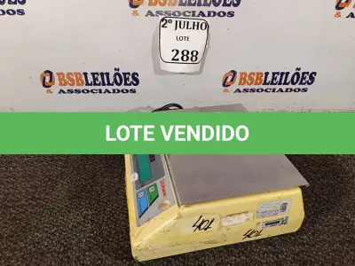 LOTE 288 - 01 BALANÇA URANO 6000 GRAMAS (NO ESTADO) ATENÇÃO! FAZER A VISITAÇÃO ANTES DE ARREMATAR, NÃO SABEMOS SE FUNCIONA. LEILÃO NÃO TEM GARANTIA E NEM DEVOLUÇÃO, SUJEITO A POSSÍVEIS AVARIAS VISÍVEIS/OCULTAS E/OU AUSÊNCIA DE COMPONENTES.