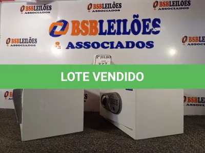 LOTE 327 - 02 COFRES DIGITAIS (NO ESTADO) ATENÇÃO! FAZER A VISITAÇÃO ANTES DE ARREMATAR, NÃO SABEMOS SE FUNCIONA. LEILÃO NÃO TEM GARANTIA E NEM DEVOLUÇÃO, SUJEITO A POSSÍVEIS AVARIAS VISÍVEIS/OCULTAS E/OU AUSÊNCIA DE COMPONENTES.
