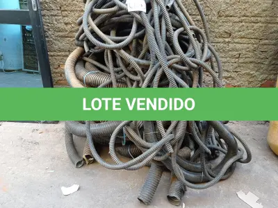 LOTE 429 -  ROLOS DE MANGUEIRA CONDUITE (NO ESTADO) ATENÇÃO! FAZER A VISITAÇÃO ANTES DE ARREMATAR, NÃO SABEMOS SE FUNCIONA. LEILÃO NÃO TEM GARANTIA E NEM DEVOLUÇÃO, SUJEITO A POSSÍVEIS AVARIAS VISÍVEIS/OCULTAS E/OU AUSÊNCIA DE COMPONENTES.