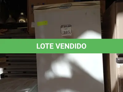 LOTE 385 - 01 GELADEIRA ELETROLUX R360 220V (NO ESTADO) ATENÇÃO! FAZER A VISITAÇÃO ANTES DE ARREMATAR, NÃO SABEMOS SE FUNCIONA. LEILÃO NÃO TEM GARANTIA E NEM DEVOLUÇÃO, SUJEITO A POSSÍVEIS AVARIAS VISÍVEIS/OCULTAS E/OU AUSÊNCIA DE COMPONENTES.