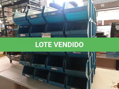 LOTE 244 - CAIXAS ORGANIZADORAS (NO ESTADO) ATENÇÃO! FAZER A VISITAÇÃO ANTES DE ARREMATAR, NÃO SABEMOS SE FUNCIONA. LEILÃO NÃO TEM GARANTIA E NEM DEVOLUÇÃO, SUJEITO A POSSÍVEIS AVARIAS VISÍVEIS/OCULTAS E/OU AUSÊNCIA DE COMPONENTES.