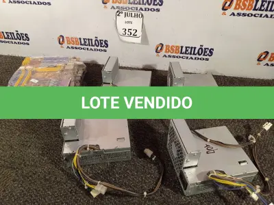 LOTE 352 - 04 FONTES E 03 PLACAS -MÃE DDR3 (NO ESTADO) ATENÇÃO! FAZER A VISITAÇÃO ANTES DE ARREMATAR, NÃO SABEMOS SE FUNCIONA. LEILÃO NÃO TEM GARANTIA E NEM DEVOLUÇÃO, SUJEITO A POSSÍVEIS AVARIAS VISÍVEIS/OCULTAS E/OU AUSÊNCIA DE COMPONENTES.