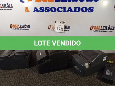 LOTE 328 - 03 IMPRESSORAS NÃO FISCAIS (NO ESTADO) ATENÇÃO! FAZER A VISITAÇÃO ANTES DE ARREMATAR, NÃO SABEMOS SE FUNCIONA. LEILÃO NÃO TEM GARANTIA E NEM DEVOLUÇÃO, SUJEITO A POSSÍVEIS AVARIAS VISÍVEIS/OCULTAS E/OU AUSÊNCIA DE COMPONENTES.