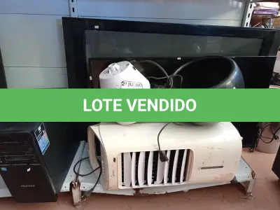 LOTE 166 - 02 TVS, 01SECADOR DE CABELO ,01 CPU E CLIMATIZADOR PARA RETIRADA DE PEÇAS .(NO ESTADO) ATENÇÃO! FAZER A VISITAÇÃO ANTES DE ARREMATAR, NÃO SABEMOS SE FUNCIONA. LEILÃO NÃO TEM GARANTIA E NEM DEVOLUÇÃO, SUJEITO A POSSÍVEIS AVARIAS VISÍVEIS/OCULTAS E/OU AUSÊNCIA DE COMPONENTES.