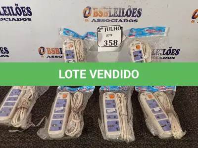 LOTE 358 - 06 EXTENSÕES HUAISHENG. (NO ESTADO) ATENÇÃO! FAZER A VISITAÇÃO ANTES DE ARREMATAR, NÃO SABEMOS SE FUNCIONA. LEILÃO NÃO TEM GARANTIA E NEM DEVOLUÇÃO, SUJEITO A POSSÍVEIS AVARIAS VISÍVEIS/OCULTAS E/OU AUSÊNCIA DE COMPONENTES.