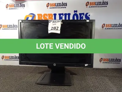 LOTE 282 - 01 MONITOR HP 23” (NO ESTADO) ATENÇÃO! FAZER A VISITAÇÃO ANTES DE ARREMATAR, NÃO SABEMOS SE FUNCIONA. LEILÃO NÃO TEM GARANTIA E NEM DEVOLUÇÃO, SUJEITO A POSSÍVEIS AVARIAS VISÍVEIS/OCULTAS E/OU AUSÊNCIA DE COMPONENTES.