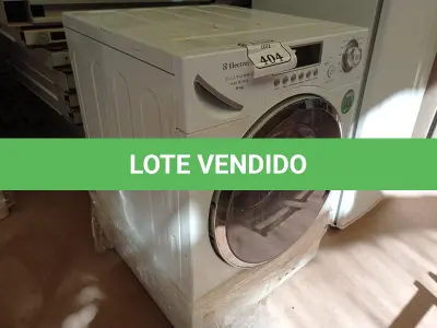 LOTE 404 - 01 LAVA E SECA ELETROLUX 9KG220V  (NO ESTADO) ATENÇÃO! FAZER A VISITAÇÃO ANTES DE ARREMATAR, NÃO SABEMOS SE FUNCIONA. LEILÃO NÃO TEM GARANTIA E NEM DEVOLUÇÃO, SUJEITO A POSSÍVEIS AVARIAS VISÍVEIS/OCULTAS E/OU AUSÊNCIA DE COMPONENTES.