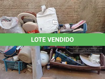 LOTE 418 - 01 LOTE COM MATERIAIS DIVERSOS, OBRA (NO ESTADO) ATENÇÃO! FAZER A VISITAÇÃO ANTES DE ARREMATAR, NÃO SABEMOS SE FUNCIONA. LEILÃO NÃO TEM GARANTIA E NEM DEVOLUÇÃO, SUJEITO A POSSÍVEIS AVARIAS VISÍVEIS/OCULTAS E/OU AUSÊNCIA DE COMPONENTES.