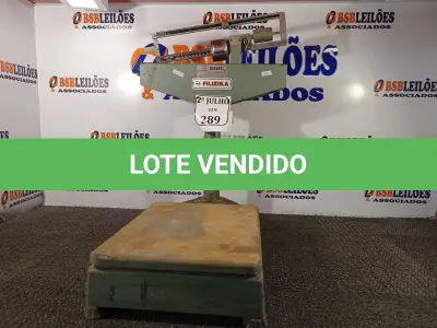 LOTE 289 - 01 BALANÇA FILIZOLA IMCONPLETA 150KG (NO ESTADO) ATENÇÃO! FAZER A VISITAÇÃO ANTES DE ARREMATAR, NÃO SABEMOS SE FUNCIONA. LEILÃO NÃO TEM GARANTIA E NEM DEVOLUÇÃO, SUJEITO A POSSÍVEIS AVARIAS VISÍVEIS/OCULTAS E/OU AUSÊNCIA DE COMPONENTES.