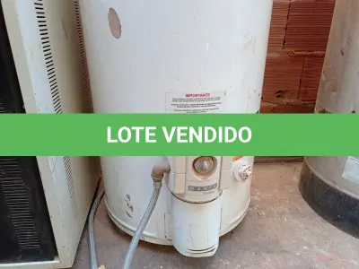LOTE 422 - 01 AQUECEDOR BOILER  (NO ESTADO) ATENÇÃO! FAZER A VISITAÇÃO ANTES DE ARREMATAR, NÃO SABEMOS SE FUNCIONA. LEILÃO NÃO TEM GARANTIA E NEM DEVOLUÇÃO, SUJEITO A POSSÍVEIS AVARIAS VISÍVEIS/OCULTAS E/OU AUSÊNCIA DE COMPONENTES.