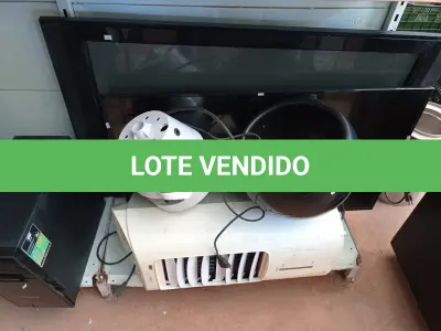 LOTE 166 - 02 TVS, 01SECADOR DE CABELO ,01 CPU E CLIMATIZADOR PARA RETIRADA DE PEÇAS .(NO ESTADO) ATENÇÃO! FAZER A VISITAÇÃO ANTES DE ARREMATAR, NÃO SABEMOS SE FUNCIONA. LEILÃO NÃO TEM GARANTIA E NEM DEVOLUÇÃO, SUJEITO A POSSÍVEIS AVARIAS VISÍVEIS/OCULTAS E/OU AUSÊNCIA DE COMPONENTES.