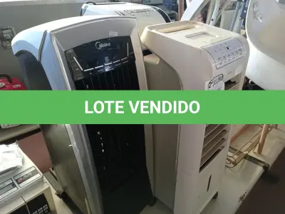 LOTE 269 - 03 CLIMATIZADORES MARCAS E MODELOS DIVERSOS COM AVARIAS (NO ESTADO) ATENÇÃO! FAZER A VISITAÇÃO ANTES DE ARREMATAR, NÃO SABEMOS SE FUNCIONA. LEILÃO NÃO TEM GARANTIA E NEM DEVOLUÇÃO, SUJEITO A POSSÍVEIS AVARIAS VISÍVEIS/OCULTAS E/OU AUSÊNCIA DE COMPONENTES.