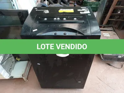 LOTE 160 - 01 FRAGMENTADORA MOD S 611 220V (NO ESTADO) ATENÇÃO! FAZER A VISITAÇÃO ANTES DE ARREMATAR, NÃO SABEMOS SE FUNCIONA. LEILÃO NÃO TEM GARANTIA E NEM DEVOLUÇÃO, SUJEITO A POSSÍVEIS AVARIAS VISÍVEIS/OCULTAS E/OU AUSÊNCIA DE COMPONENTES.