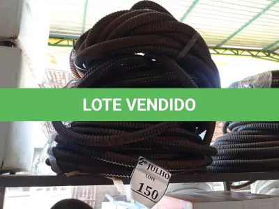 LOTE 150 - 03 ROLOS DE MANGUEIRA CONDUITE (NO ESTADO) ATENÇÃO! FAZER A VISITAÇÃO ANTES DE ARREMATAR, NÃO SABEMOS SE FUNCIONA. LEILÃO NÃO TEM GARANTIA E NEM DEVOLUÇÃO, SUJEITO A POSSÍVEIS AVARIAS VISÍVEIS/OCULTAS E/OU AUSÊNCIA DE COMPONENTES.