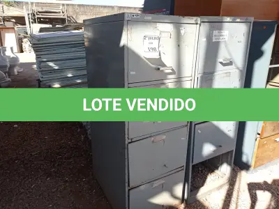LOTE 198 - 02 ARQUIVOS EM AÇO INCOMPLETOS (NO ESTADO) ATENÇÃO! FAZER A VISITAÇÃO ANTES DE ARREMATAR, NÃO SABEMOS SE FUNCIONA. LEILÃO NÃO TEM GARANTIA E NEM DEVOLUÇÃO, SUJEITO A POSSÍVEIS AVARIAS VISÍVEIS/OCULTAS E/OU AUSÊNCIA DE COMPONENTES.