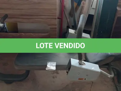 LOTE 436 - 01 APARELHO DE ACADEMIA INCOMPLETO (NO ESTADO) ATENÇÃO! FAZER A VISITAÇÃO ANTES DE ARREMATAR, NÃO SABEMOS SE FUNCIONA. LEILÃO NÃO TEM GARANTIA E NEM DEVOLUÇÃO, SUJEITO A POSSÍVEIS AVARIAS VISÍVEIS/OCULTAS E/OU AUSÊNCIA DE COMPONENTES.