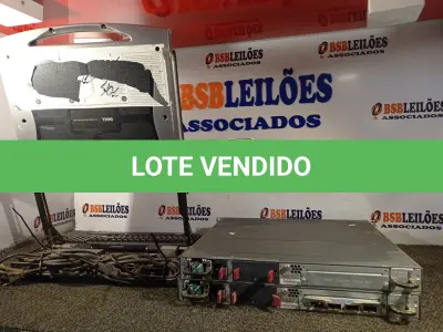 LOTE 280 - 02 SWITCHES E 01 CONSOLO COM TECLADO E MONITOR PARA SERVIDOR (NO ESTADO) ATENÇÃO! FAZER A VISITAÇÃO ANTES DE ARREMATAR, NÃO SABEMOS SE FUNCIONA. LEILÃO NÃO TEM GARANTIA E NEM DEVOLUÇÃO, SUJEITO A POSSÍVEIS AVARIAS VISÍVEIS/OCULTAS E/OU AUSÊNCIA DE COMPONENTES.