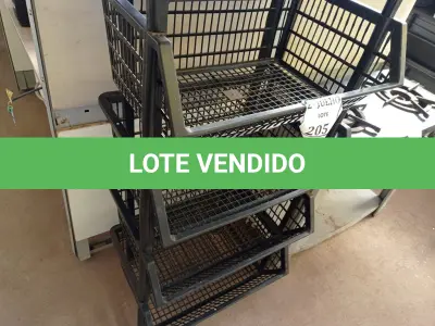 LOTE 205 - 06 CESTOS ORGANIZADORES (NO ESTADO) ATENÇÃO! FAZER A VISITAÇÃO ANTES DE ARREMATAR, NÃO SABEMOS SE FUNCIONA. LEILÃO NÃO TEM GARANTIA E NEM DEVOLUÇÃO, SUJEITO A POSSÍVEIS AVARIAS VISÍVEIS/OCULTAS E/OU AUSÊNCIA DE COMPONENTES.