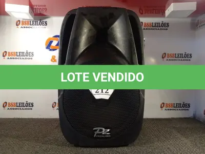 LOTE 212 - 01 CAIXA DE SOM PZ PROPASSIVE PRÓAUDIO PX-12. (NOVA) (NO ESTADO) ATENÇÃO! FAZER A VISITAÇÃO ANTES DE ARREMATAR, NÃO SABEMOS SE FUNCIONA. LEILÃO NÃO TEM GARANTIA E NEM DEVOLUÇÃO, SUJEITO A POSSÍVEIS AVARIAS VISÍVEIS/OCULTAS E/OU AUSÊNCIA DE COMPONENTES.