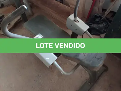 LOTE 436 - 01 APARELHO DE ACADEMIA INCOMPLETO (NO ESTADO) ATENÇÃO! FAZER A VISITAÇÃO ANTES DE ARREMATAR, NÃO SABEMOS SE FUNCIONA. LEILÃO NÃO TEM GARANTIA E NEM DEVOLUÇÃO, SUJEITO A POSSÍVEIS AVARIAS VISÍVEIS/OCULTAS E/OU AUSÊNCIA DE COMPONENTES.